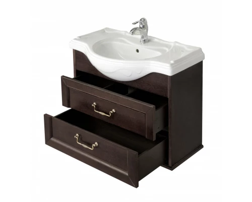 AMERICA EVOLUTION W Тумба под раковину AMERICA 105, дуб темный, ROCA