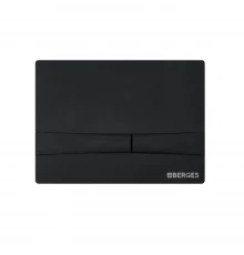 Кнопка  для инсталляции NOVUM F5, черная SoftTouch, BERGES