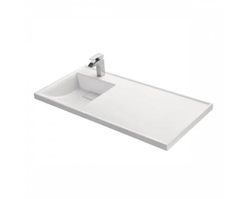 Раковина ЛОНДРИ 105, левая, белая