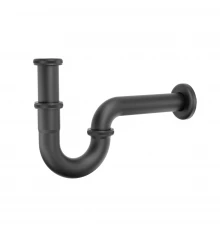 SHINKU Сифон для раковины, черный, TOKITO