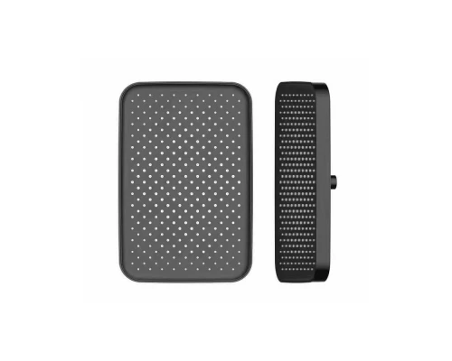 Верхний душ U2, черный матовый, пластик, BERGES