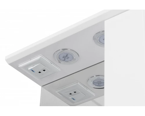 Зеркальный шкаф ПАНДА 50, правый, белый