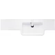 Раковина HOTEL B 151, правая, белая