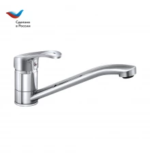 ДАЧА Смеситель для мойки с длинным изливом, одноручный, СЛАВЕН, Б21