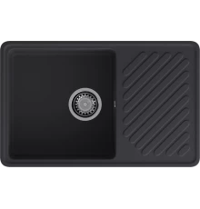 GranFest QUARZ (GF-ZL52) Мойка для кухни 760*480мм (черный)
