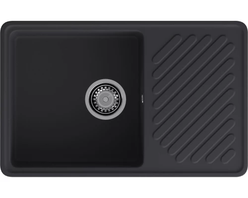 GranFest QUARZ (GF-ZL52) Мойка для кухни 760*480мм (черный)