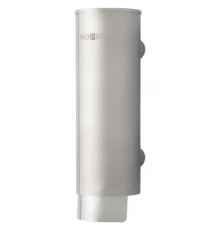 диспенсер для мыла цилиндрический из нержавеющей стали матовый, 300 мл.