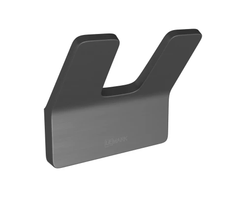 Крючок двойной SMOOTH LINE для полотенец, графит