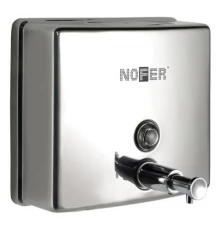 Диспенсер для мыла из нержавеющей Стали Глянцевый 1400 мл. Квадратный