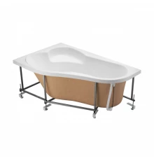 Монтажный комплект для ванны ИБИЦА XL 160х100 см. (рама, слив-перелив с сифоном, крепеж к стене, кре