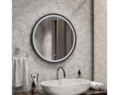 Зеркало Style Black LED 600