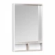 Зеркальный шкаф ЙОРК 55, белый, ясень фабрик