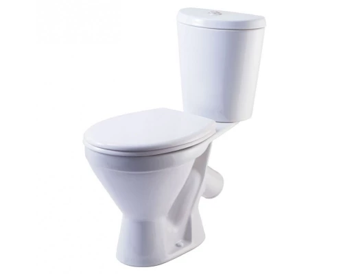 ЭЛЕГАНТ Унитаз-компакт косой вып,нижн. подвод,с арматурой и сиденьем 