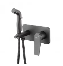 Bronx Смеситель для биде, без излива встраивамемый гигиен.душ,р/ОД, черный, LM, LM3720BL