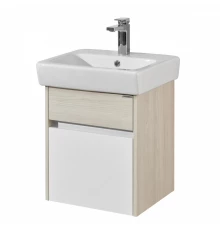 Тумба ВЕРДИ 50, белая, ясень фабрик (под раковину НЕО 50)