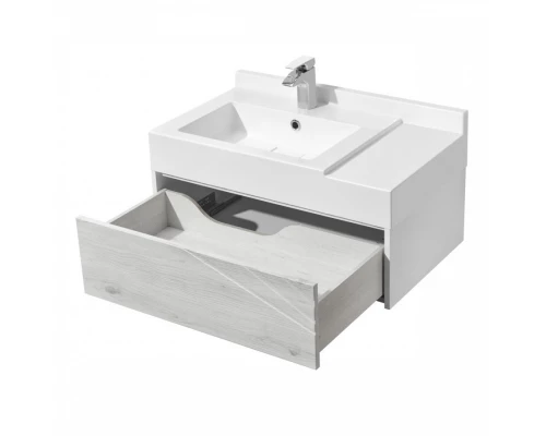 Тумба САКУРА 80, ольха наварра, бел. гл. (под раковину САКУРА 80)