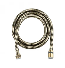 Шланг душевой двухзагибный 1,5 м, TURN-FREE, латунный, бронза. LEMARK