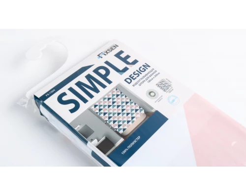 Шторка для ванной Fixsen Simple FX-1504, без колец