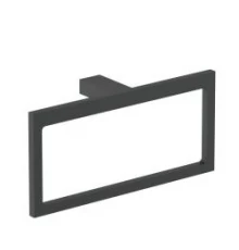 Держатель для полотенец квадратный Corinto черный 16930.N