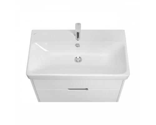 Тумба ОЛИВИЯ 80 подвесная, 2 ящ., белый матовый (под раковину АДРИАНА 80)