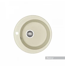 Мойка для кухни  Иверия 480x480x190 мм,круглая, жемчуг