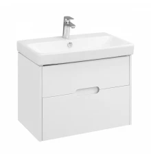 Тумба ОЛИВИЯ 70, подвесная, 2 ящ., белая матовая (под раковину АДРИАНА 70)