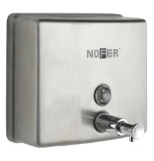 Диспенсер для мыла из нержавеющей Стали матовый 1400 мл. Квадратный