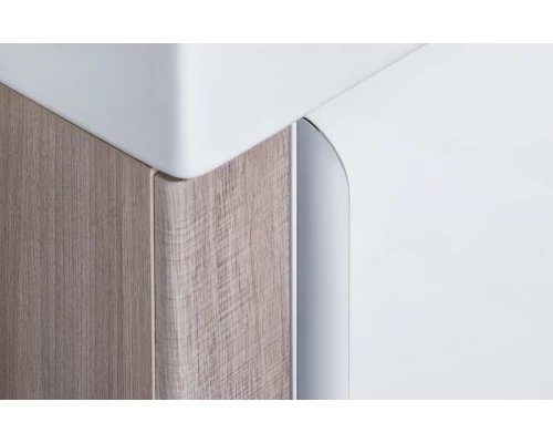 Тумба ВИТА 46, белая, ясень шимо (под раковину ЭРИС 46)