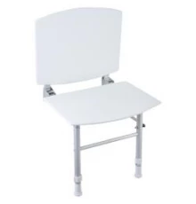 Сиденье для душа Nylon со  спинкой и опорами 15042 PAT.NBA