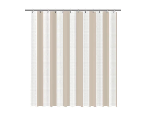 Шторка для ванной Fixsen Vafel, бежевая FX-5020A