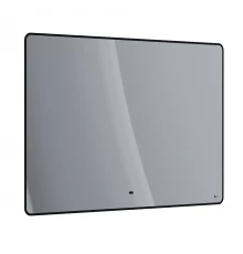 Зеркало Lemark MIOBLACK 120х80 см с интерьерной подсветкой, с подогревом
