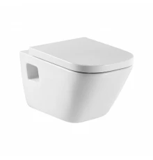 GAP Чаша подвесного унитаза, белая.  ROCA