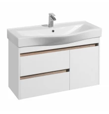 Тумба НОРТОН 100, белая (под раковину БЕВЕРЛИ 100)