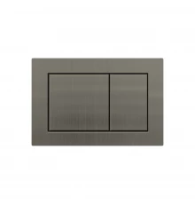 Кнопка смыва TOKITO TATSUMAKI SQUARE GUN METAL нержавеющая сталь, вороненая сталь (TOK-TATSUMAKI-SQ-GM)