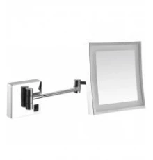 Зеркало Подвесное квадратное с LED подсветкой Nofer 08003.B