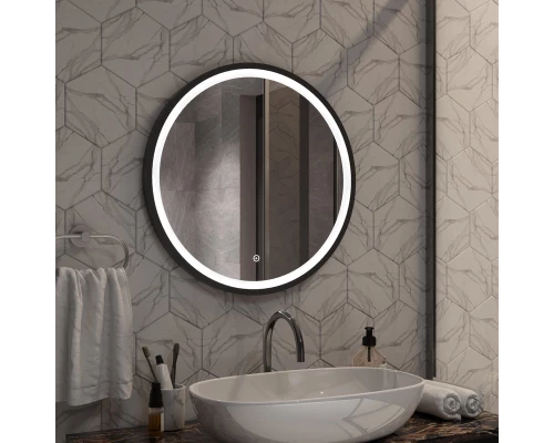 Зеркало Style Black LED 600