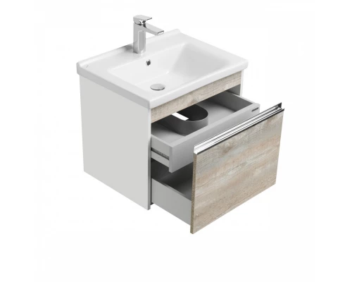 Тумба КАПРИ 60, подвесная, бетон пайн (под раковину МИРАНДА 60) 