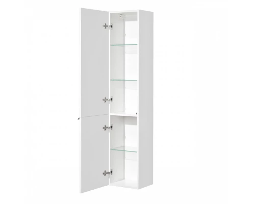 Шкаф-колонна БЕВЕРЛИ 34, подвесная, левая, белая