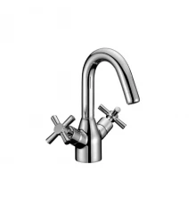 Neo Смеситель для раковины, пов.излив 117мм, р/ДВ, хром, LM, LM2207C