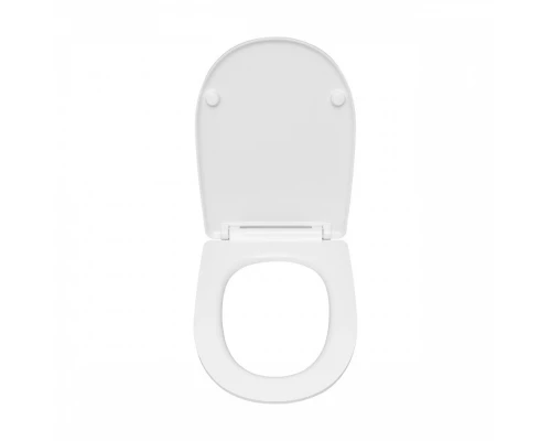 ЮНИОН Сиденье для унитаза тонкое (Softclose,clip up), САНТЕК