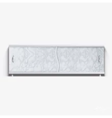 ПРЕМЬЕР Экран для ванны 170 см, полистирол,(светло-серый мрамор-015), ALAVANN