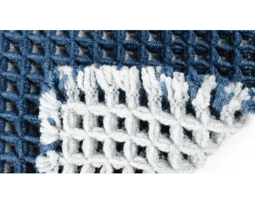 Коврик для ванной Fixsen Soft, синий, 1-ый (40х60 см) FX-4001C