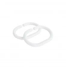 Кольца для шторки Fixsen, белые, 12 шт, FX-1000A