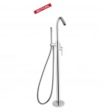 Напольный смеситель для ванны однорычажный с душевым комплектом DRAKO 338502MO