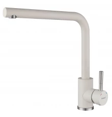 GRANFEST QUARZ Смеситель для кухни Г-обр. D-35мм (песочный)