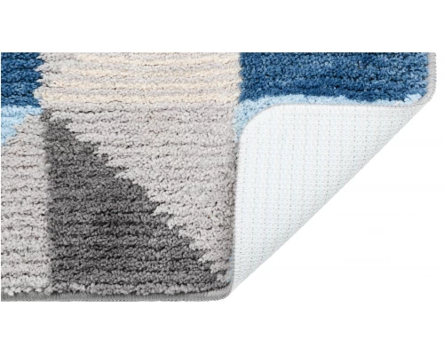 Коврик для ванной Fixsen Visa 1-ый FX-5005X, серо-голубой, 50х80см 