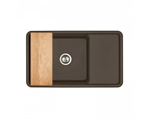 Мойка для кухни  Беллис 87 870x510x250 мм, прямоуг., кофе