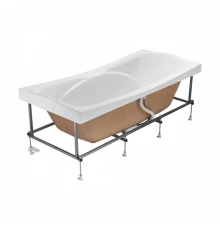 Монтажный комплект для ванны КОРСИКА 180х80 см. (рама, слив-перелив с сифоном, крепеж к стене, крепе