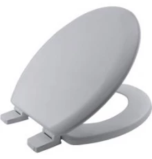 Сиденье для туалета деревянное серое