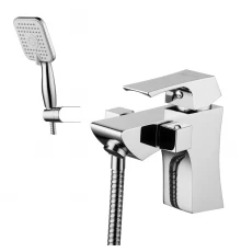 Unit Смеситель на борт ванны, на борт с изливом 136мм лейка, р/ОД, хром, LM, LM4515C